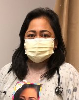 Adventist doctor, Marifi Cabaluna is one of those faces behind the mask.